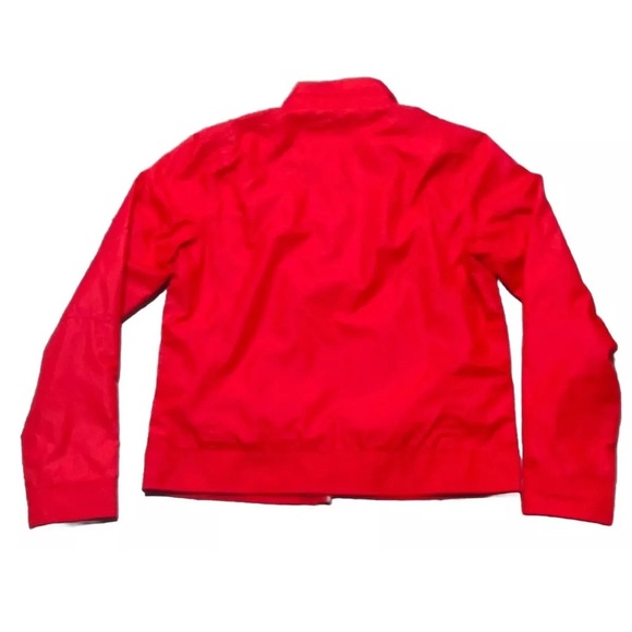Lauren Ralph Lauren Women’s Small Red Windbreaker Coat with Zip - Picture 7 of 9